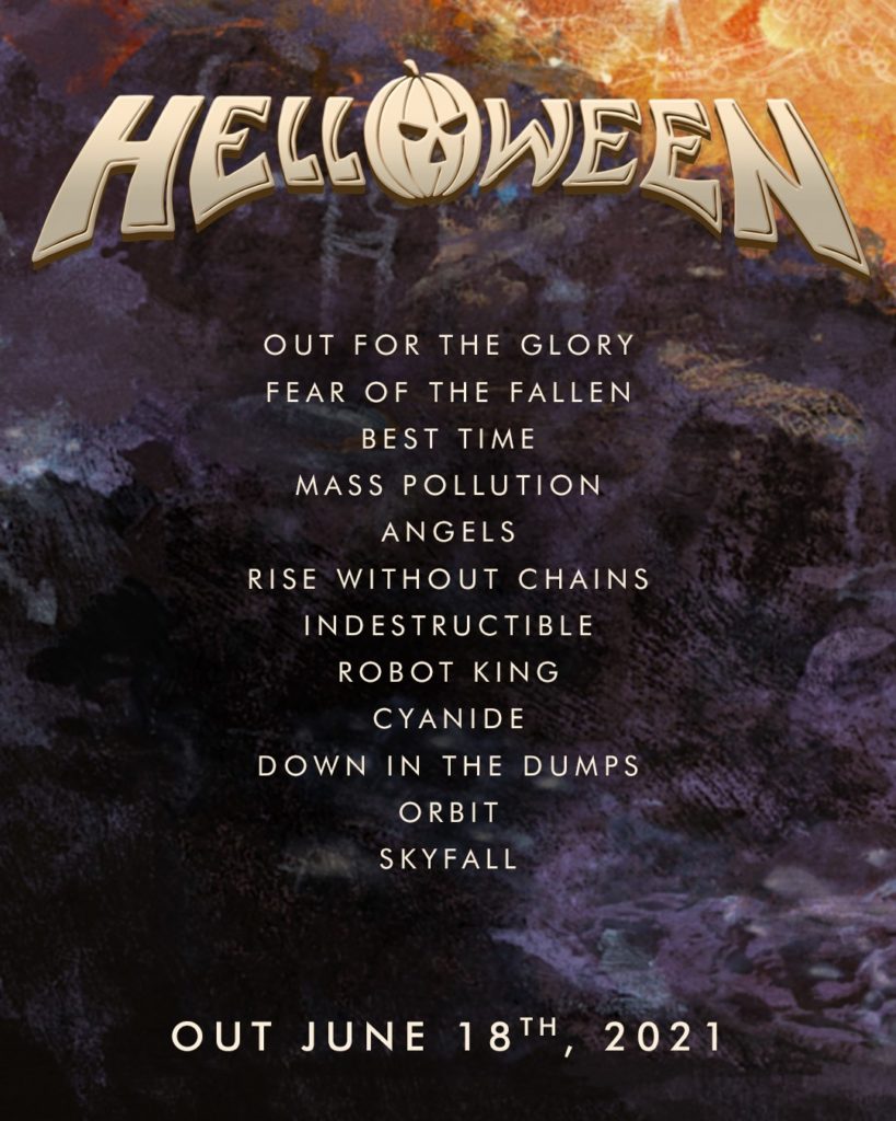 helloween tour setlist